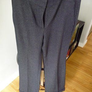 ANN TAYLOR NEW women's navy flare leg  side back  pockets casual pant